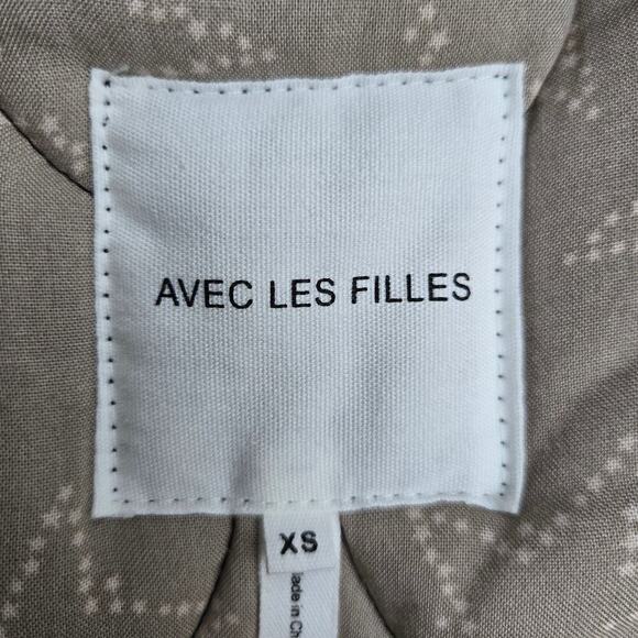 Anthropologie Avec Les Filles Women Black Quilted Longline Puffer Coat XS Bomber - Picture 10 of 12